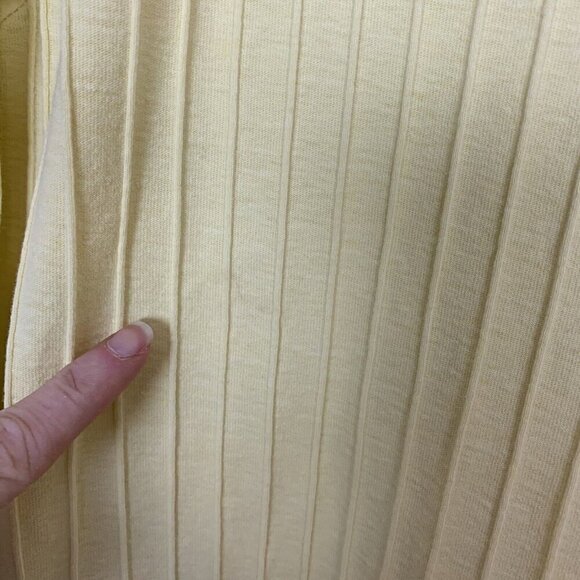 Focus Casual Life Long Sleeve Cardigan Sweater Yellow Button Lagenlook Womens L - Picture 15 of 16